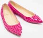 Christian Louboutin Pre-owned Leather flats Pink Dames - Thumbnail 4