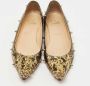 Christian Louboutin Pre-owned Leather flats Yellow Dames - Thumbnail 3