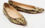 Christian Louboutin Pre-owned Leather flats Yellow Dames - Thumbnail 4
