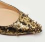 Christian Louboutin Pre-owned Leather flats Yellow Dames - Thumbnail 7