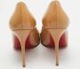 Christian Louboutin Pre-owned Leather heels Beige Dames - Thumbnail 5