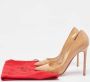 Christian Louboutin Pre-owned Leather heels Beige Dames - Thumbnail 9