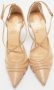 Christian Louboutin Pre-owned Leather heels Beige Dames - Thumbnail 3