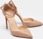 Christian Louboutin Pre-owned Leather heels Beige Dames - Thumbnail 3