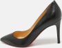 Christian Louboutin Pre-owned Leather heels Black Dames - Thumbnail 2