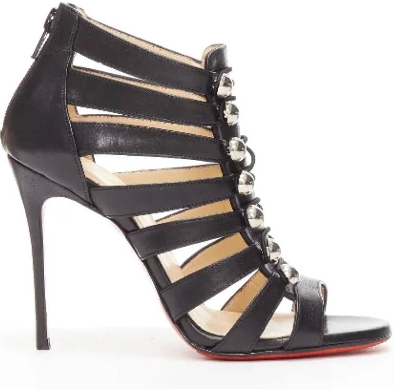 Christian Louboutin Pre-owned Leather heels Black Dames