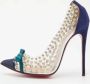 Christian Louboutin Pre-owned Leather heels Blue Dames - Thumbnail 2