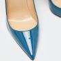 Christian Louboutin Pre-owned Leather heels Blue Dames - Thumbnail 7