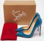 Christian Louboutin Pre-owned Leather heels Blue Dames - Thumbnail 9