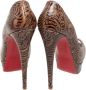 Christian Louboutin Pre-owned Leather heels Brown Dames - Thumbnail 4