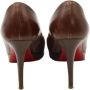 Christian Louboutin Pre-owned Leather heels Brown Dames - Thumbnail 4