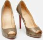 Christian Louboutin Pre-owned Leather heels Gray Dames - Thumbnail 3