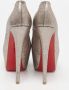 Christian Louboutin Pre-owned Leather heels Gray Dames - Thumbnail 5
