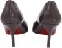 Christian Louboutin Pre-owned Leather heels Gray Dames - Thumbnail 4