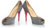 Christian Louboutin Pre-owned Leather heels Gray Dames - Thumbnail 3