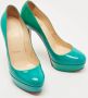 Christian Louboutin Pre-owned Leather heels Green Dames - Thumbnail 4