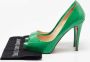 Christian Louboutin Pre-owned Leather heels Green Dames - Thumbnail 8