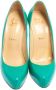 Christian Louboutin Pre-owned Leather heels Green Dames - Thumbnail 2