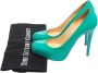 Christian Louboutin Pre-owned Leather heels Green Dames - Thumbnail 7