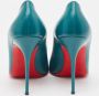 Christian Louboutin Pre-owned Leather heels Green Dames - Thumbnail 5