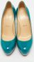 Christian Louboutin Pre-owned Leather heels Green Dames - Thumbnail 3