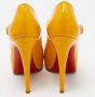 Christian Louboutin Pre-owned Leather heels Orange Dames - Thumbnail 5