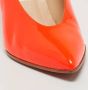 Christian Louboutin Pre-owned Leather heels Orange Dames - Thumbnail 7