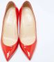 Christian Louboutin Pre-owned Leather heels Orange Dames - Thumbnail 3