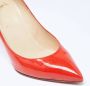 Christian Louboutin Pre-owned Leather heels Orange Dames - Thumbnail 8