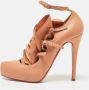 Christian Louboutin Pre-owned Leather heels Orange Dames - Thumbnail 2