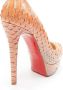 Christian Louboutin Pre-owned Leather heels Orange Dames - Thumbnail 9