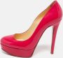 Christian Louboutin Pre-owned Leather heels Pink Dames - Thumbnail 2