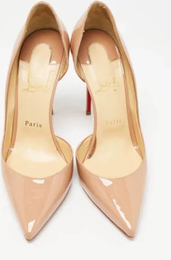 Christian Louboutin Pre-owned Leather heels Pink Dames