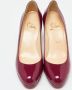 Christian Louboutin Pre-owned Leather heels Purple Dames - Thumbnail 3