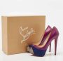 Christian Louboutin Pre-owned Leather heels Purple Dames - Thumbnail 9