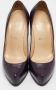 Christian Louboutin Pre-owned Leather heels Purple Dames - Thumbnail 3
