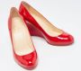 Christian Louboutin Pre-owned Leather heels Red Dames - Thumbnail 4