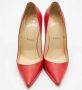 Christian Louboutin Pre-owned Leather heels Red Dames - Thumbnail 3