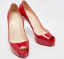Christian Louboutin Pre-owned Leather heels Red Dames - Thumbnail 4