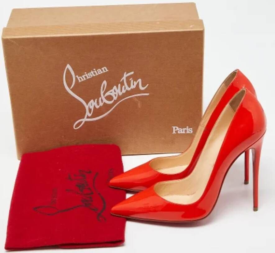 Christian Louboutin Pre-owned Leather heels Red Dames