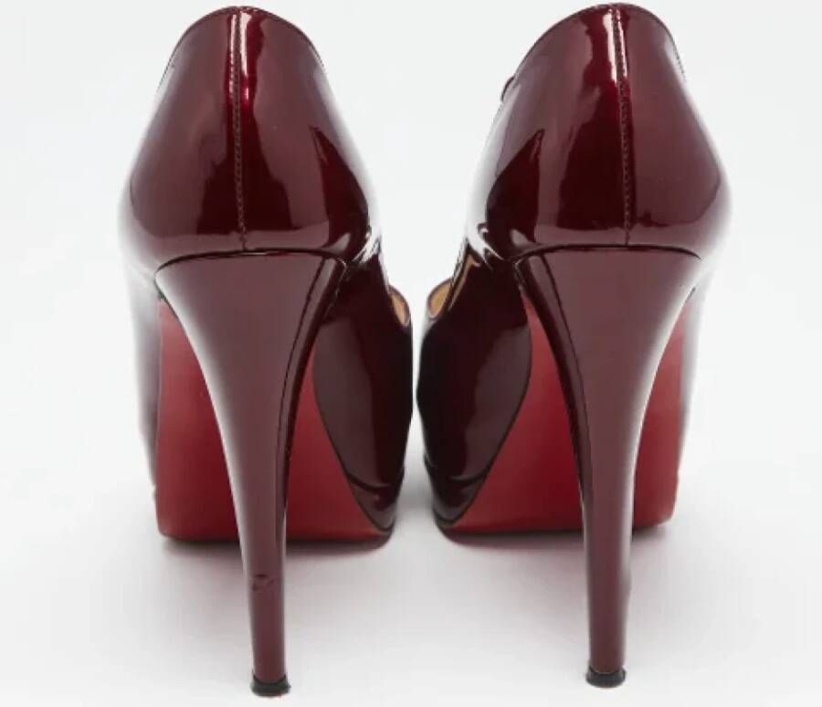 Christian Louboutin Pre-owned Leather heels Red Dames