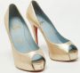 Christian Louboutin Pre-owned Leather heels Yellow Dames - Thumbnail 5