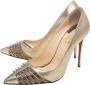 Christian Louboutin Pre-owned Leather heels Yellow Dames - Thumbnail 3
