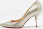 Christian Louboutin Pre-owned Leather heels Yellow Dames - Thumbnail 2