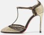 Christian Louboutin Pre-owned Leather heels Yellow Dames - Thumbnail 2