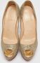 Christian Louboutin Pre-owned Leather heels Yellow Dames - Thumbnail 3