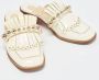 Christian Louboutin Pre-owned Leather mules Beige Dames - Thumbnail 4