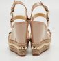Christian Louboutin Pre-owned Leather sandals Beige Dames - Thumbnail 5