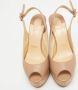 Christian Louboutin Pre-owned Leather sandals Beige Dames - Thumbnail 3