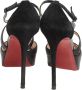 Christian Louboutin Pre-owned Leather sandals Black Dames - Thumbnail 4